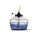 TIKI Brand 1118078 Adjustable Flame Watercolor Glass Torch 6.25-inch, Blue