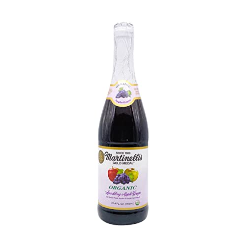 🍏🥇 10 Best Apple Cider Non Alcoholic For 2025 5 Martinellis, Cider Sparkling Apple Grape Organic, 25.4 Fl Oz