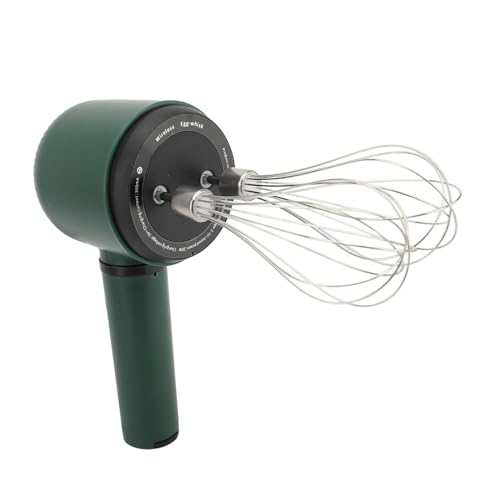 Batidora de huevos portátil de acero inoxidable con batería recargable USB 4
