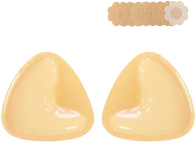 Double-Sided Sticky Bra Pads Inserts Ultra Instant Lift Bra Inserts Push up Bikini Pad for Swimsuit Sports Bra