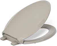 Vista 26 de KOHLER 4639-RL-0 Cachet ReadyLatch Asiento de inodoro redondo con cierre suave, color blanco