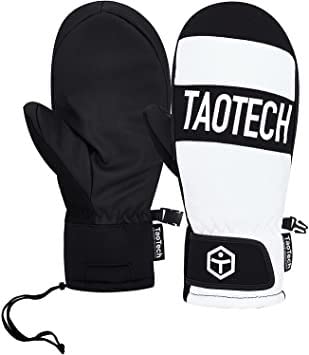 Amazon | ホワイト Sサイズ TaoTech スノーボード グローブ