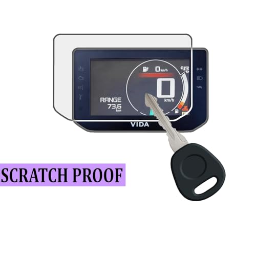 Image of SCREEN GUARD FOR NEW HERO VIDA VX2 GO & PLUS 2025-2026 ELECTRIC SCOOTER / 4.3 INCH COLOR LCD DISPLAY PROTECTOR / HD Clarity / NEW Vidavx2go 2026 Display Speedometer Console Accessory [Not Tempered Glass]