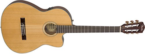 Fender CN-140SCE Touche en nylon noyer naturel avec étui - Les Beatles, Paul McCartney, John Lennon, RIngo Starr, George Harrison Fender CN-140SCE Touche en nylon noyer naturel avec étui – Image 4