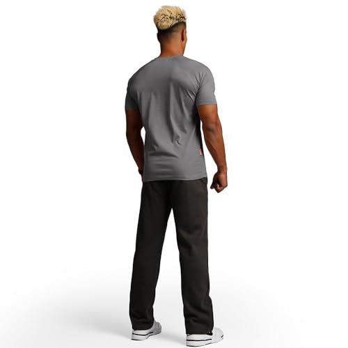 Image of Casual Short Sleeve Crew Neck Classic Wicking Breathable Fitness Muscle Athletic T Shirts Mens