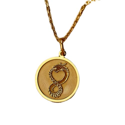 Collier en argent 925 délicat cycle de vie plaqué or de haute qualité