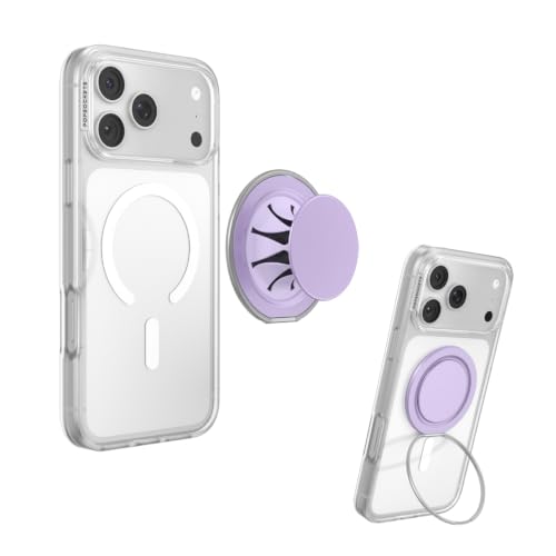 Image of PopSockets Low-Pro Grip for MagSafe, Thin Profile- Lilac