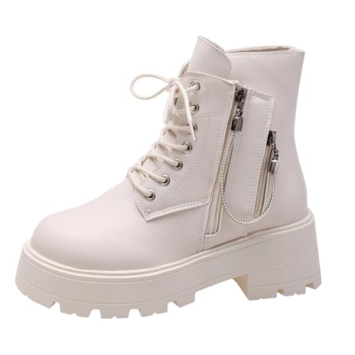 Bottes courtes automne hiver pour marcher sans fatigue grâce au talon épais