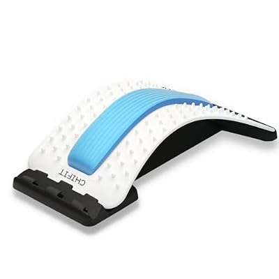 ChiFit Multi-Level Back Stretching Device - Immediate Relief for Herniated Disc, Sciatica, Scoliosis,Lower and Upper Back Stretcher Support and Pain Relief
