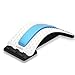 Lumbar Stretcher- Lower and Upper Back Pain Relief, Lumbar Back Stretching Device, Self Massager Posture Improve by ChiFit,(Blue)