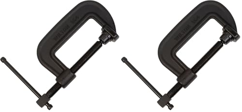 Wilton Brute Force C-Clamp, 3-3/4" Opening, 2-3/8" Throat, 10000 Lbs. Clamping Force (Model 104) (Pack of 2)