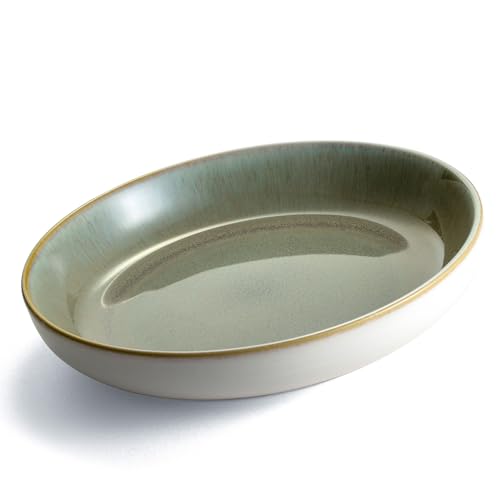 Sango Resona Moss Green Stoneware Bowls (Set of 4) – Durable Stoneware with Reactive Glaze Finish, Microwave & Dishwasher Safe, Perfect for Everyday Dining & Entertainment by SANGO - Used condition - Image 7