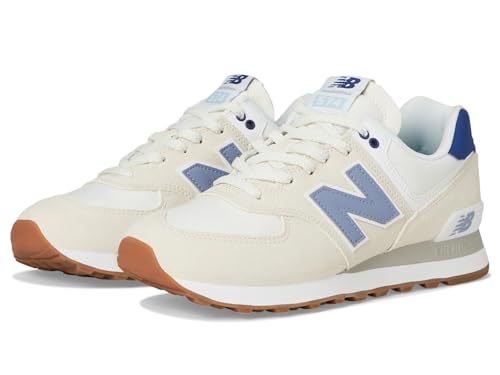New Balance Damen 574 V2 Spring Sneaker, Leinen/Indigo, 36 EU