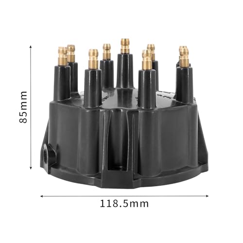 Tektall Distributor Cap and Ignition Rotor Kit 805759Q3 805759T3 805759T1 Replacement for MerCruiser 5.0L 5.7L 7.4L 8.2L 350 V8 Engines with Thunderbolt IV and V HEI Ignitions