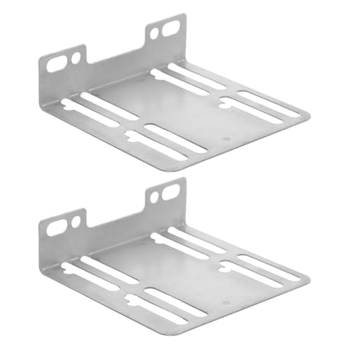 2Pcs Iron Car Stereo Brackets for DVD Navigation Audio Body Mounting