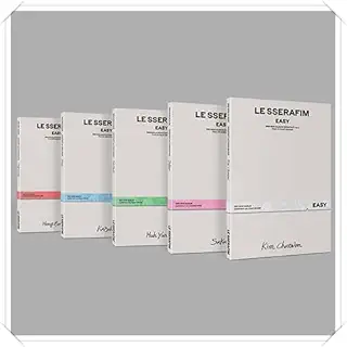 LE SSERAFIM - 3rd Mini Album [EASY] (COMPACT ver.)ルセラフィム(韓国盤) (SAKURA Ver.), W170 X H240 X T9 (mm)