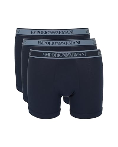 Emporio Armani Man's CORE Logoband 3-Pack Trunk Blue XL