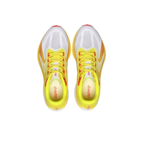 Image of Carbon Plate Marathon Running Racing Shoes Men Stable Support Shock-Relief Ultra-Light TPU Outsole Rebound Sneakers