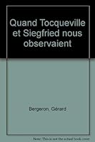 Quand Tocqueville et Siegfried nous observaient-- 2760505715 Book Cover