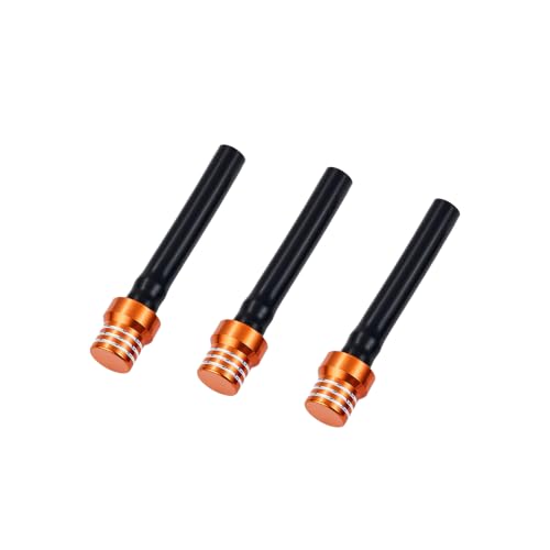 3 PCS Tubo Tapon Gasolina Moto, Respiradero Deposito Gasolina -Naranja