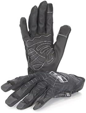 M-Wave Spider Web Full Finger Compression Work and Athletic Gloves, Small, Black