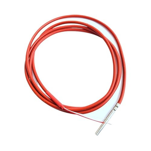 HH8BWL 6X 2 Wire PT1000 Temperature Sensor Thermistor Silicone Gel Coated 1.5Meters Probe 45Mm X 5Mm -50-180 Centigrade