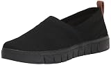 Ryka Womens Hera Slip-on Sneaker Loafer, Solid Black, 9 US