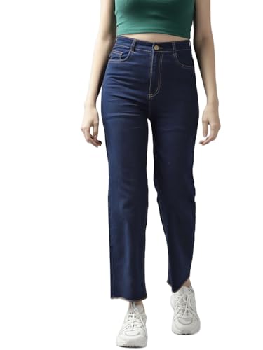 Image of GUTI Womens High Rise Crop Length Jeans()