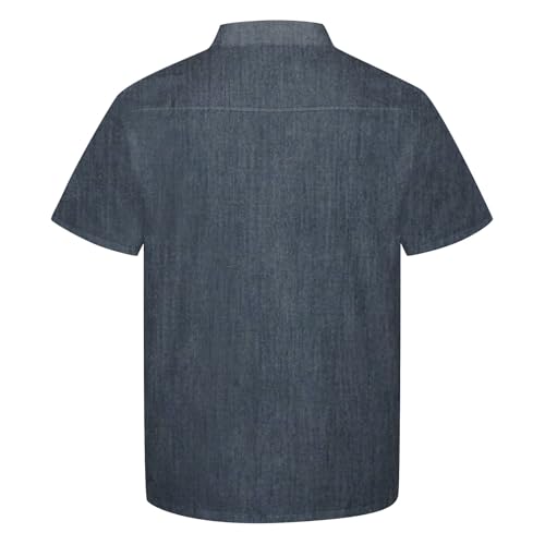 Unisex Chef Coat Short Sleeve Jacket,Breathable,Comfortable Button Closure - Kitchen,Restaurant,Hotel Uniform A