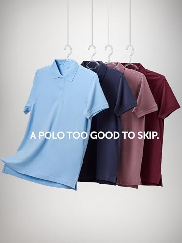 Image of XYXX Men's Nova 100% Combed Cotton Regular Fit Polo T-Shirt