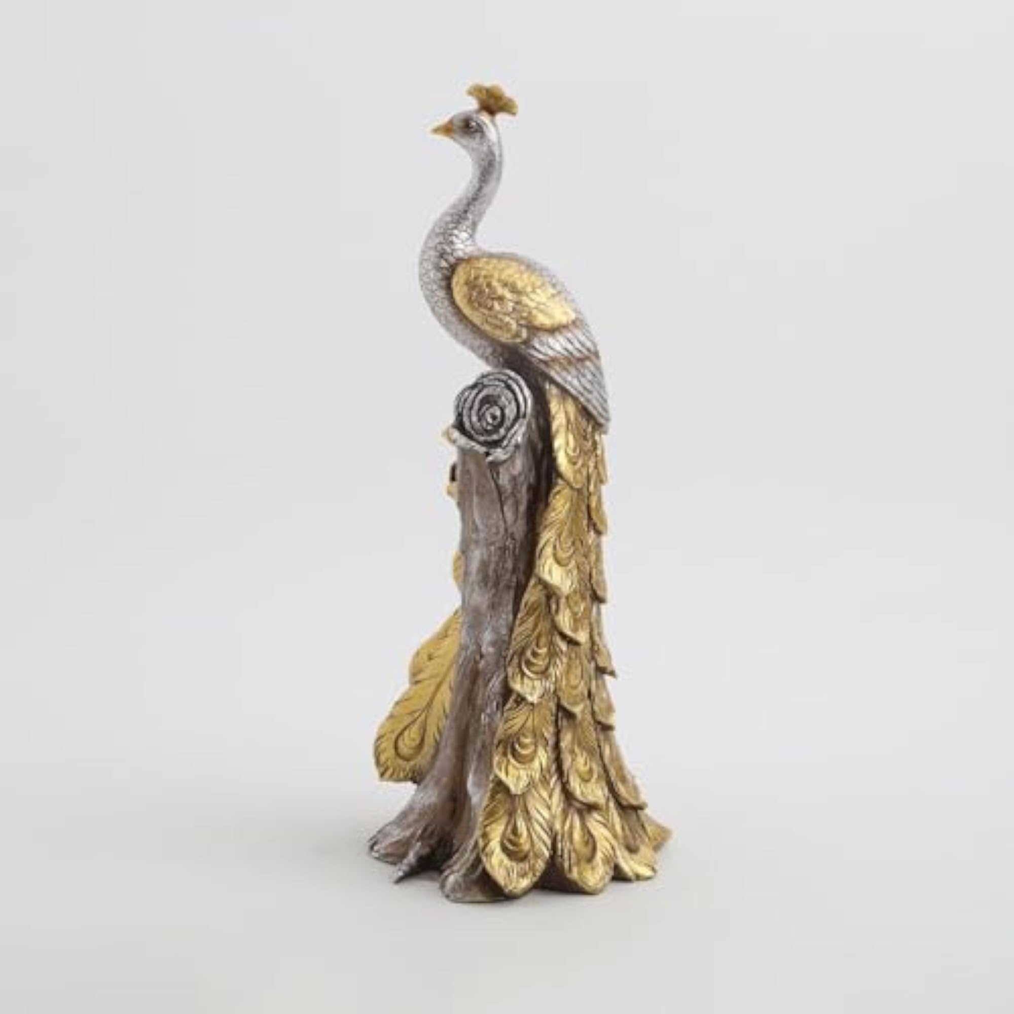 Handcrafted Peacock Figurine Decorative Showpiece