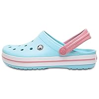 CROCS Crocband - Ice Blue/White - M12 , 11016-4S3-M12, Unisex Adult , Ice Blue/White , M12