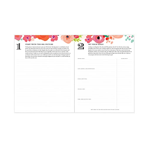 Blue Sky Day Designer For 2022-2023 Academic Year Monthly Planner, 8.5' X 11', Clear Cover, Stapled Binding, Secret Garden Mint (137901-A23) #TOP3