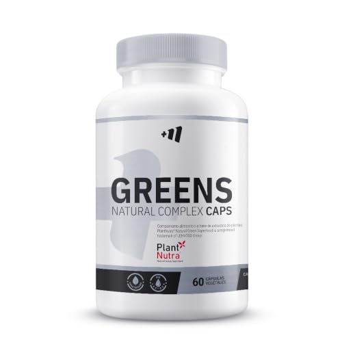MASmusculo - Greens Natural Complex Caps - 60 Cápsulas vegetales - Con Vitaminas y Enzimas Digestivas - Vitamina C - Extracto de Frutas - Alimentación Saludable - Sin Lactosa