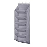 【Reutilizable y plegable】: este organizador de zapatos colgante es reutilizable, plegable y fácil de limpiar.