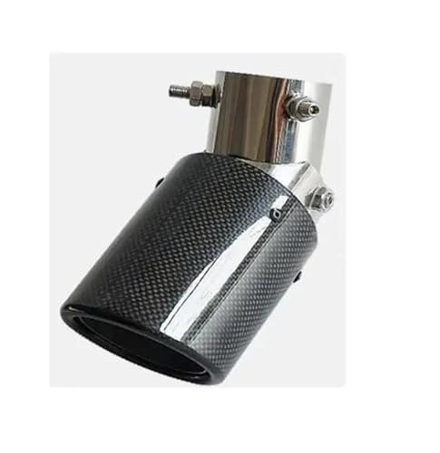 Tuyaux d'échappement voiture finition carbone mat et embout à angle réglable