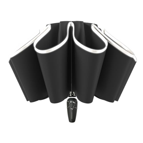 Paraguas de viaje, resistente al viento, con correas reflectantes, accesorios ligeros para exteriores, herramienta de protección solar automática para camping, senderismo, pesca