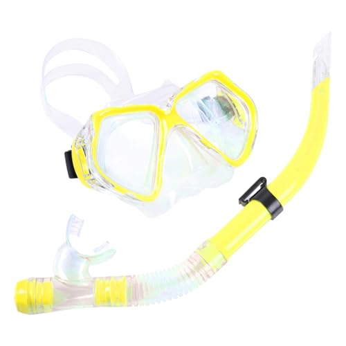Zunetsutock Snorkel para adultos - Máscara de buceo y snorkel, Gafas de gafas para adultos Diving Máscara Snoney Set - Anti-ligero y anti-buas, Vista panorámica