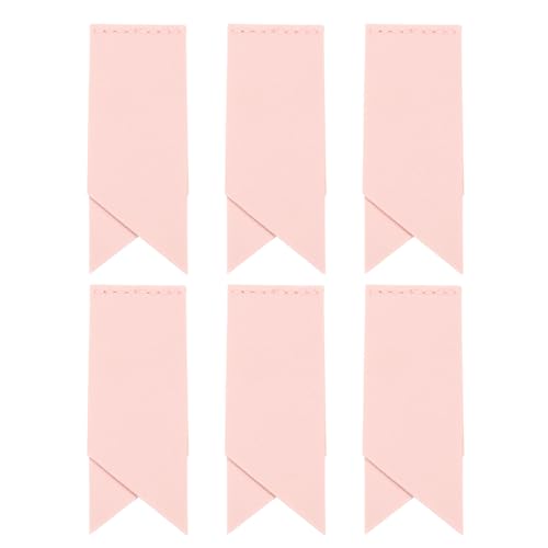 Marque-pages roses en cuir cousu pour savourer vos moments de lecture au calme