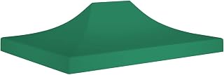 Techo de tienda de campaña para fiestas, 4 x 3 m, color verde, 270 g/m²