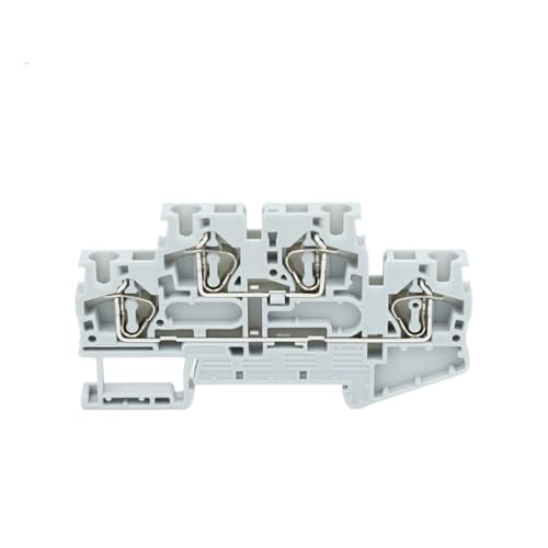 Bloque de terminales STTB4 para riel DIN NS35, conector de doble capa para cable de 4 mm²