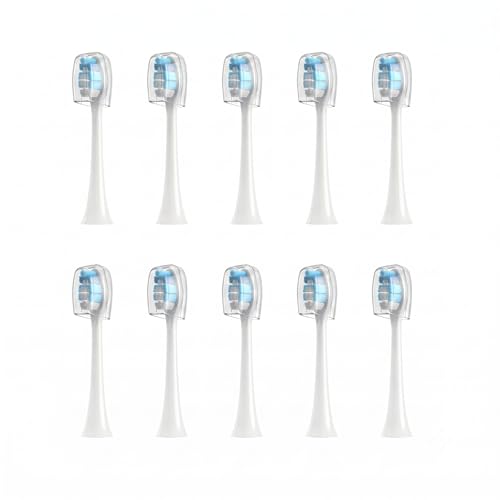 Image of Replacement Toothbrush Heads Compatible with Auraglow Toothbrush Electric Toothbrush,10 Pack