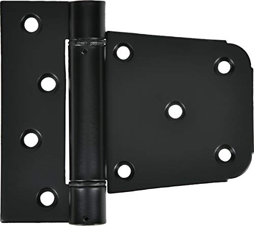 Hillman 853348 Heavy-Duty Spring Gate T Hinge, Black #TOP1