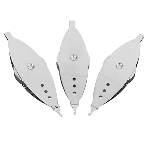 Corhad 3Pcs Metal Length Bobbin Core Embroidery Accessories Macrame Supplies Knitting Supplies Diy Weaving Shuttle Tatting Weaving Tool Sewing Shuttle Alloy Tatting Shuttles Diy Shuttle #TOP11