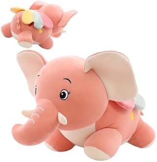 HUG 'n' FEEL SOFT TOYS – Cute Elephant 35cm Soft Toy Plush Toy | Big Stuffed Animal | Ultra Soft, Huggable & Cuddly Gift for Kids, Girls, Boys | Perfect for Birthday, Valentine’s Day