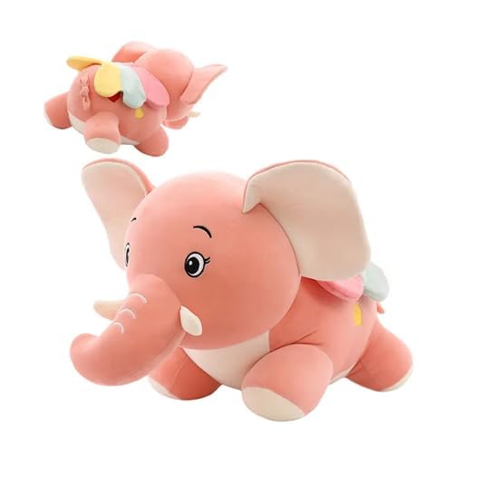 HUG 'n' FEEL SOFT TOYS – Cute Elephant 35cm Soft Toy Plush Toy | Big Stuffed Animal | Ultra Soft, Huggable & Cuddly Gift for Kids, Girls, Boys | Perfect for Birthday, Valentine’s Day