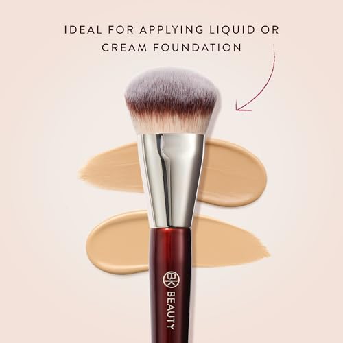 image for BK BEAUTY BRUSHES - 101 CONTOURED FOUNDATION BRUSH - Contoured Foundat