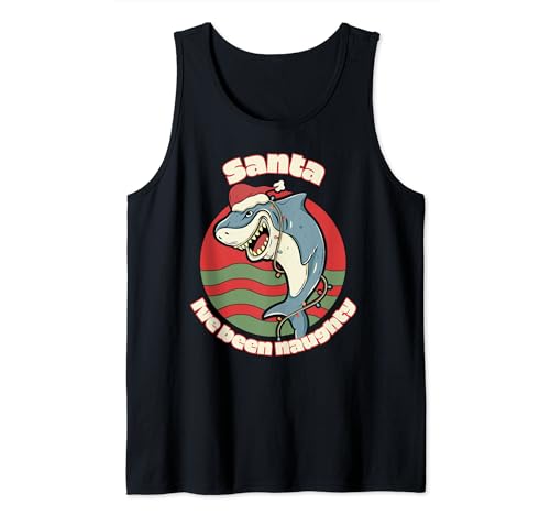 Funny Santa Shark Tank Top