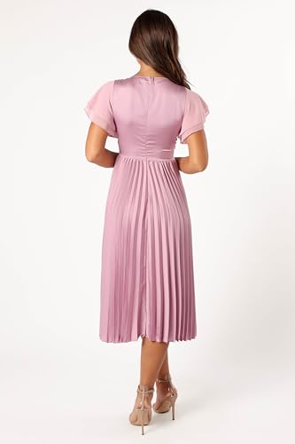 Image of Petal & Pup Women's Nova Flutter Sleeve Midi Dress