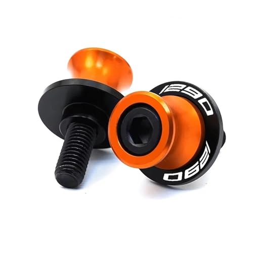 DALIDAK Passend for KTM 1290 Super Adventure R/S/T ADV 2015–2020 2021 2022 2023 2024 Motorrad M10 Schwingenspulenschieber-Ständerschrauben(1290-Orange)